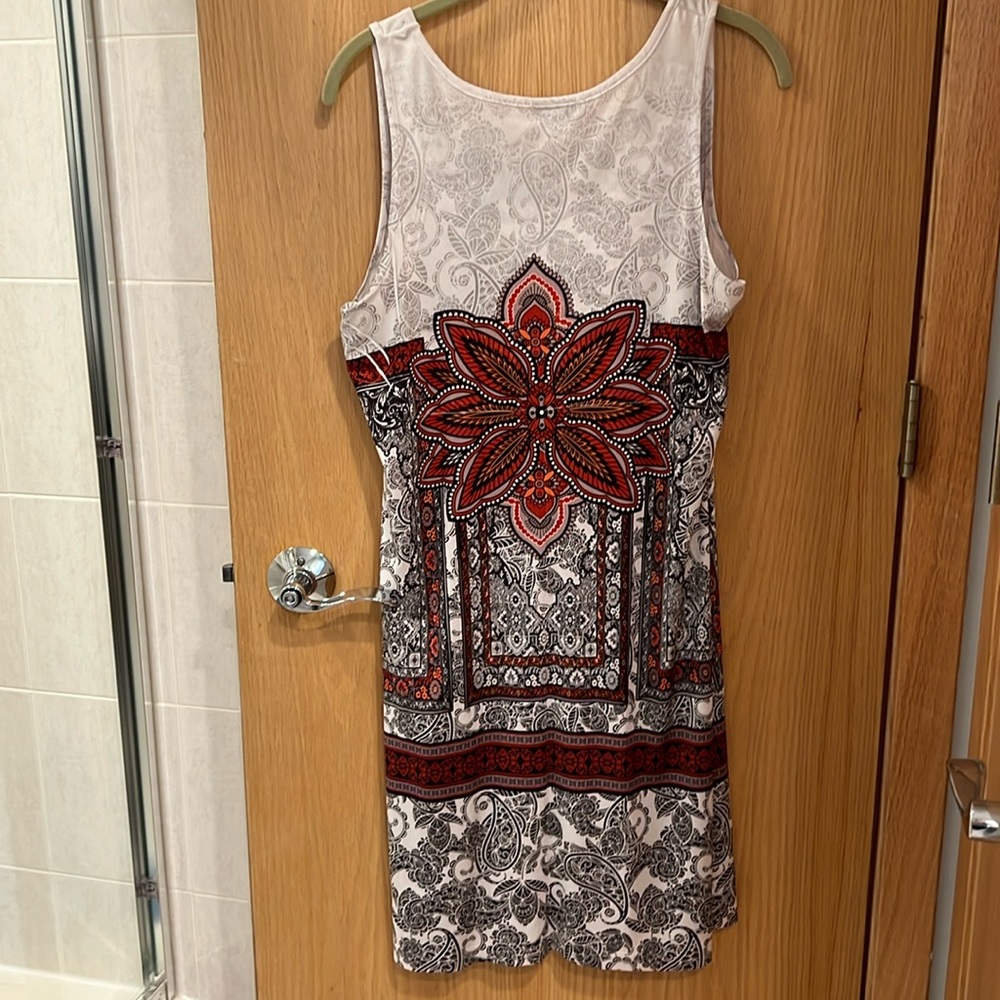 ONE WORLD flip flop dress EUC